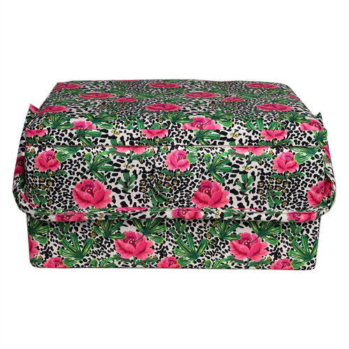 Boîte à couture 30,5cm x 23cm x 16cm rose