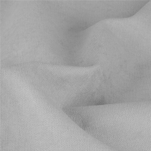 Tissu toundra gris clair 140cm au mètre