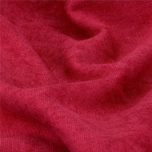Tissu toundra rouge foncé 140cm au mètre