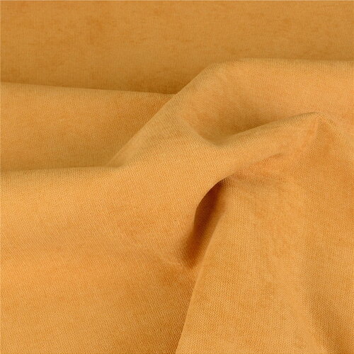 Tissu toundra jaune moutarde 140cm au mètre