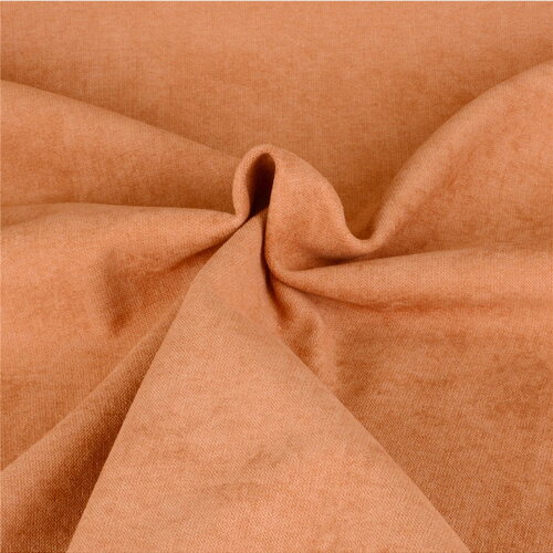 Tissu toundra marron caramel 140cm au mètre