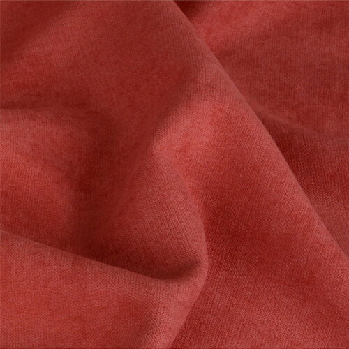 Tissu toundra corail 140cm au mètre