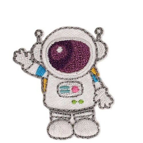 Ecusson univers astronaute 38*40mm