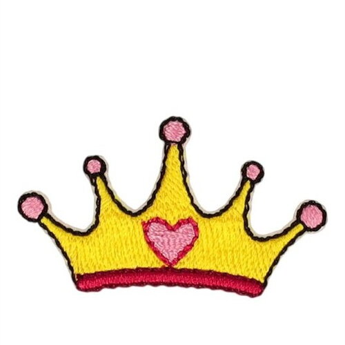 Ecusson monde marin couronne 40*24mm