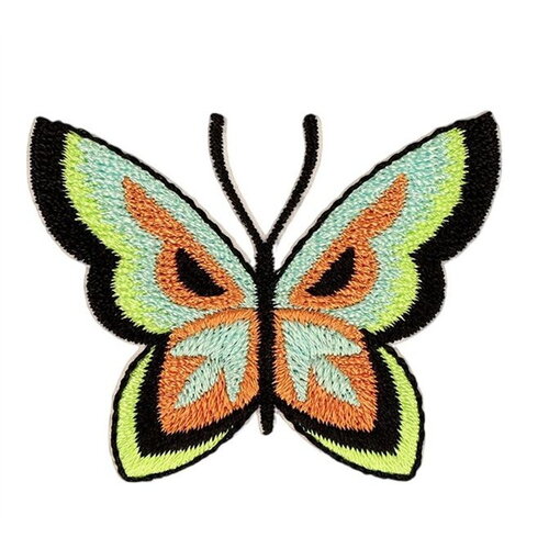 Lot de 3 écussons insectes papillon 50x40mm