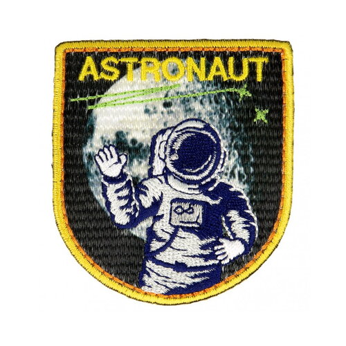 Lot de 3 écussons thermocollants astronaute 5 cm x 4,5 cm