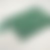 Trousse matelassée liberty vert et blanc