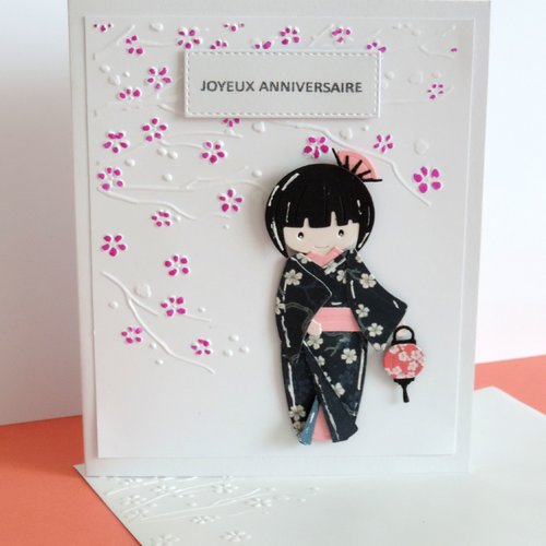 Carte anniversaire femme, fille