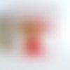 Carte anniversaire avec fleurs séchées.