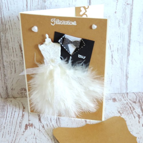 Carte félicitations mariage