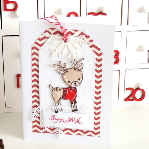 Carte de voeux joyeux noël