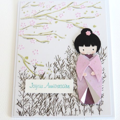 Carte d'anniversaire femme