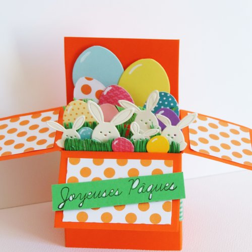 Carte de pâques popup