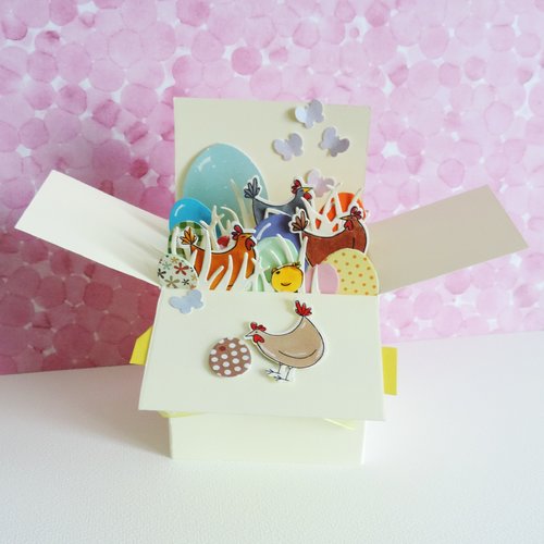 Carte de pâques popup