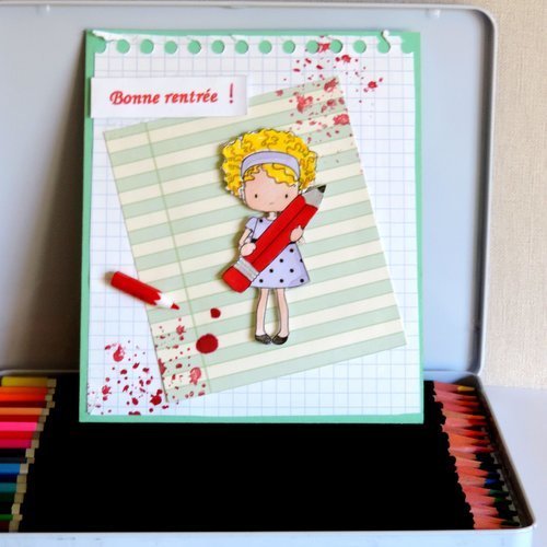 Carte Rentree Des Classes Faite Main Un Grand Marche