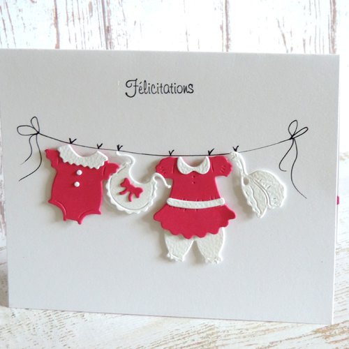 Carte cadeau naissance fille