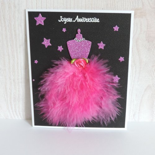 Carte anniversaire femme.