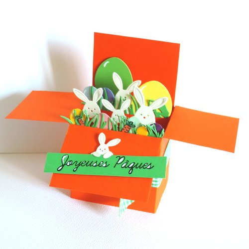 Carte de pâques popup