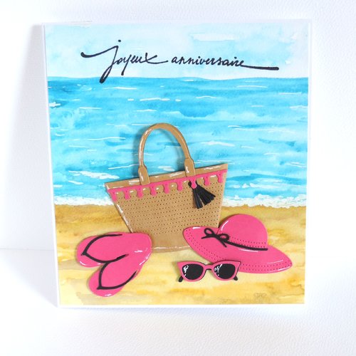 Carte anniversaire femme