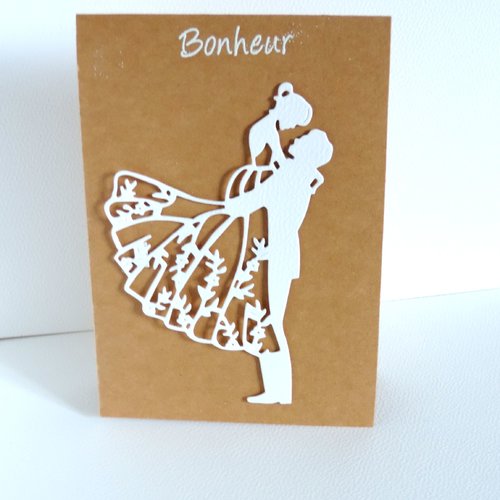 Carte félicitations mariage personnalisable
