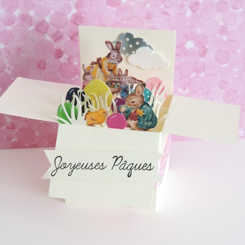 Carte de pâques popup