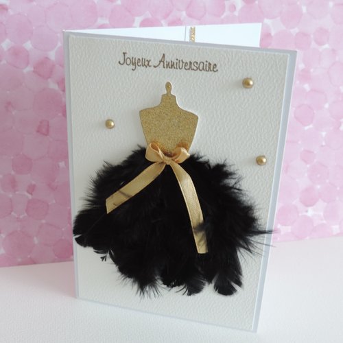 Carte anniversaire femme