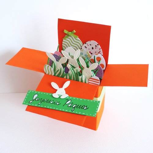 Carte de pâques popup