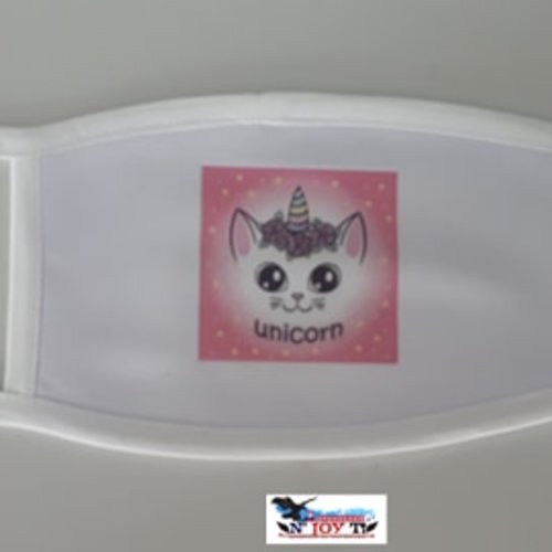 Masque anti-postillon enfant "chat licorne"