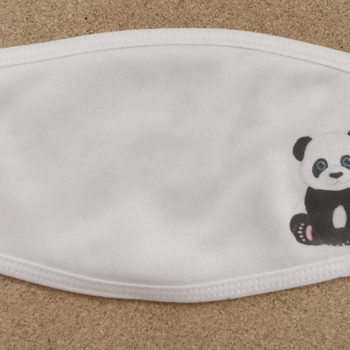 Masque anti-postillon adulte "panda"