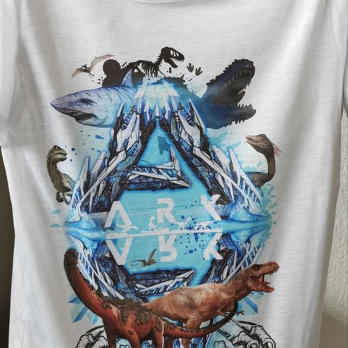 T-shirt enfant - dinosaures et requins