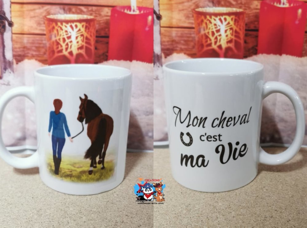 Mug Juste Une Fille Qui Aime Les Chevaux Personnalisé - Cadeau Plus