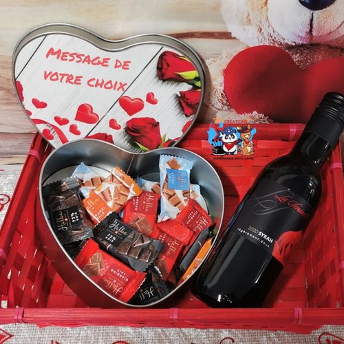 Boîte cadeau en forme de cœur,Boîte cadeau en forme de cœur,Boîte cadeau en  forme de cœur rouge pour anniversaire/mariage/Noël/Saint-Valentin
