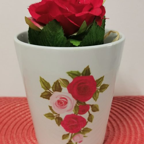 Vase - bouquet de roses