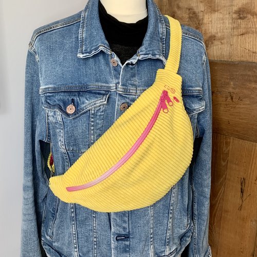 Sac banane jaune