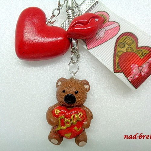 nounours de saint valentin