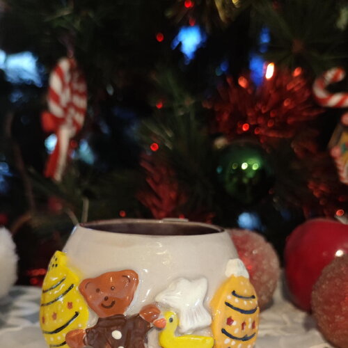 Mug ours de noël -mug boule de noël -mug chocolat chaud- mug