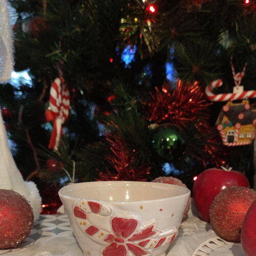 Bol de noël sucre d orge-bol sucre d orge de noel