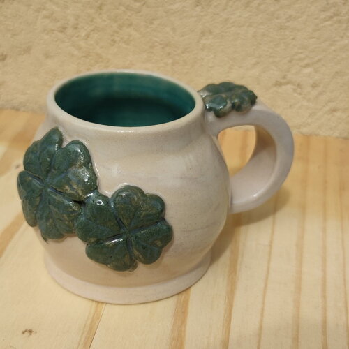 Mug en céramique trèfle  4 feuilles
