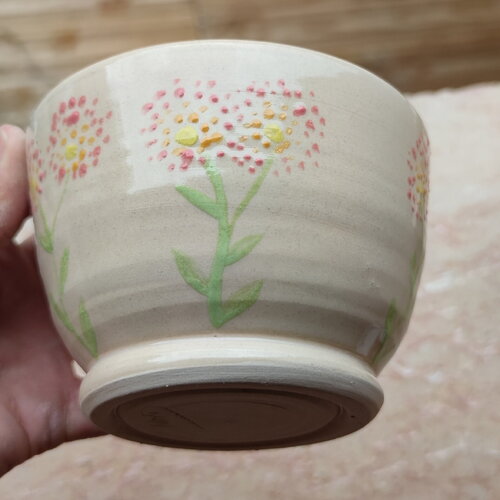 Bol fleur petit points sur tige - pissenlit