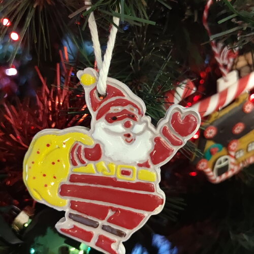 Père noel céramique- décoration noël