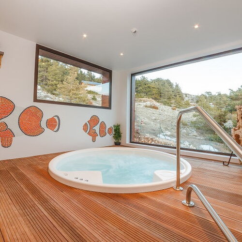 Poisson clown en mosaïque  -sur commande- mosaïque de piscine