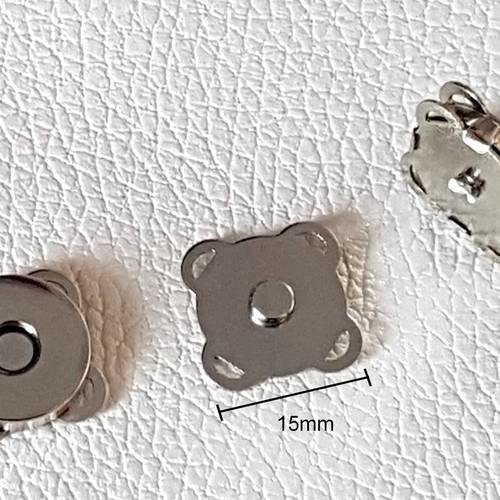 Lot De 30 Boutons Pression Magnétiques En Bronze De 14 Mm