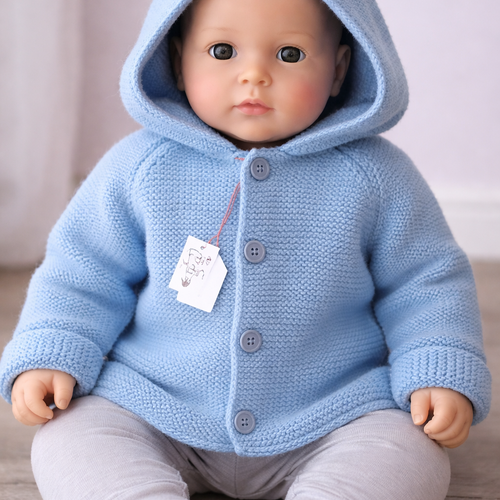 Manteau bleu en 12-18 mois.