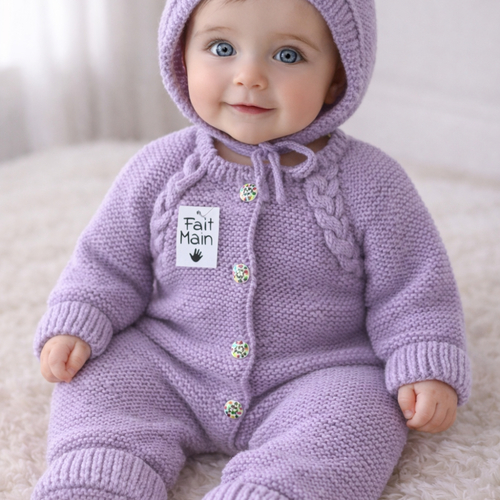 Combinaison en taille 6 mois.parme