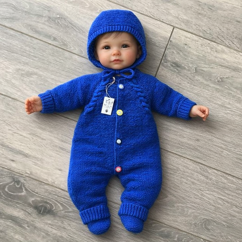 Combinaison bébé garçon en taille 3 mois et son béguin