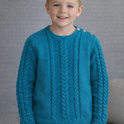 Pull ouvert entaille 6 ans