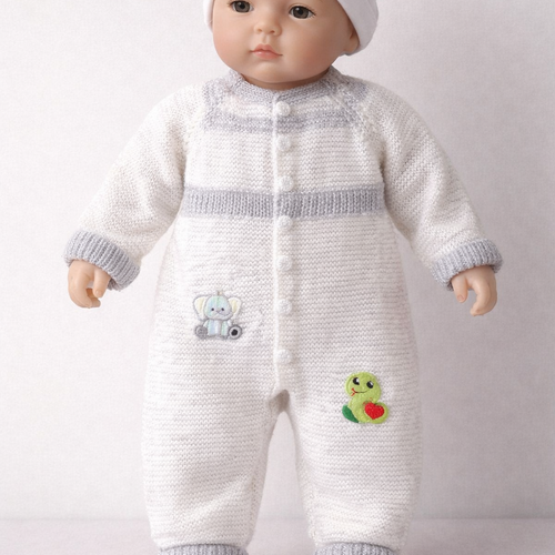 Combinaison en taille 4-6 mois.