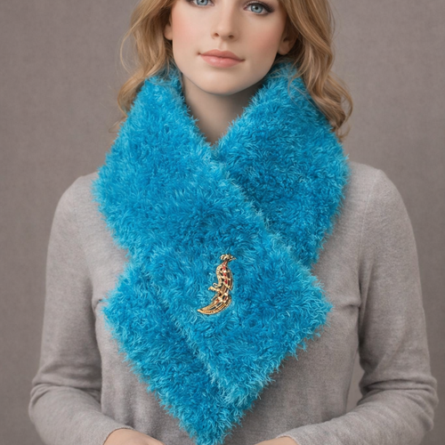 Écharpe peluche adulte