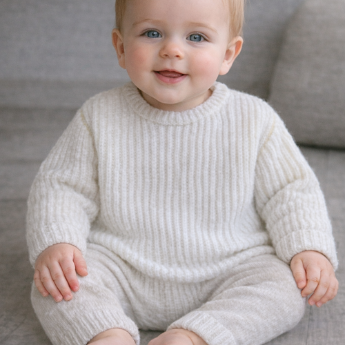 Pull-over écru en taille 2 ans