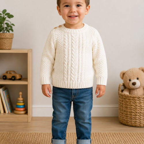 Pull irlandais en taille 3 ans